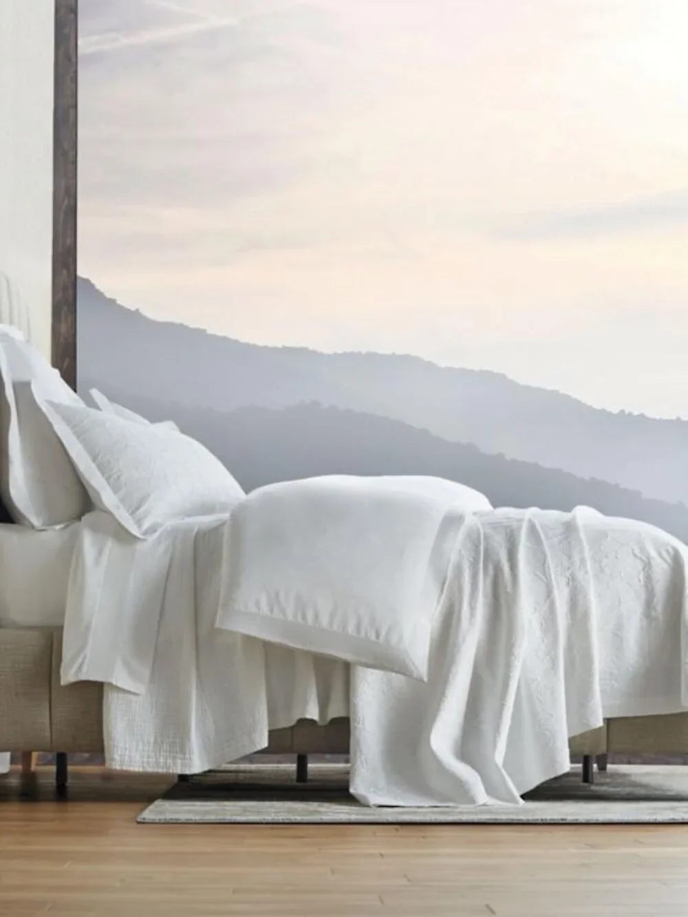 Frontgate Resort Collection™ Channeled Bedding,  King size Duvet, color Sage